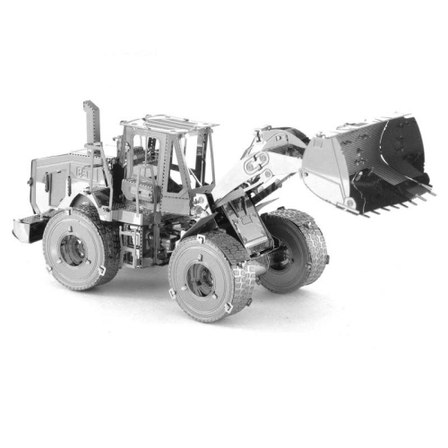 

3D Metal Assembly Model Engineering Vehicle Series DIY Puzzle Toy, Style:Loader