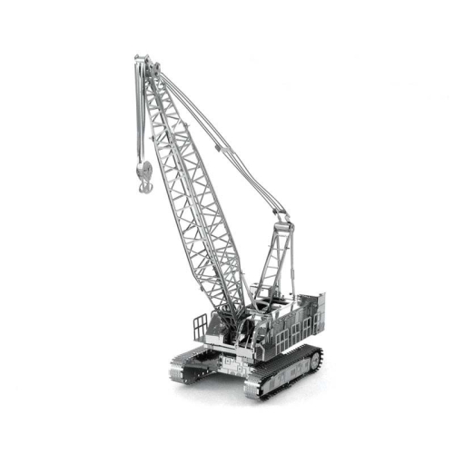 

3D Metal Assembly Model Engineering Vehicle Series DIY Puzzle Toy, Style:Crane