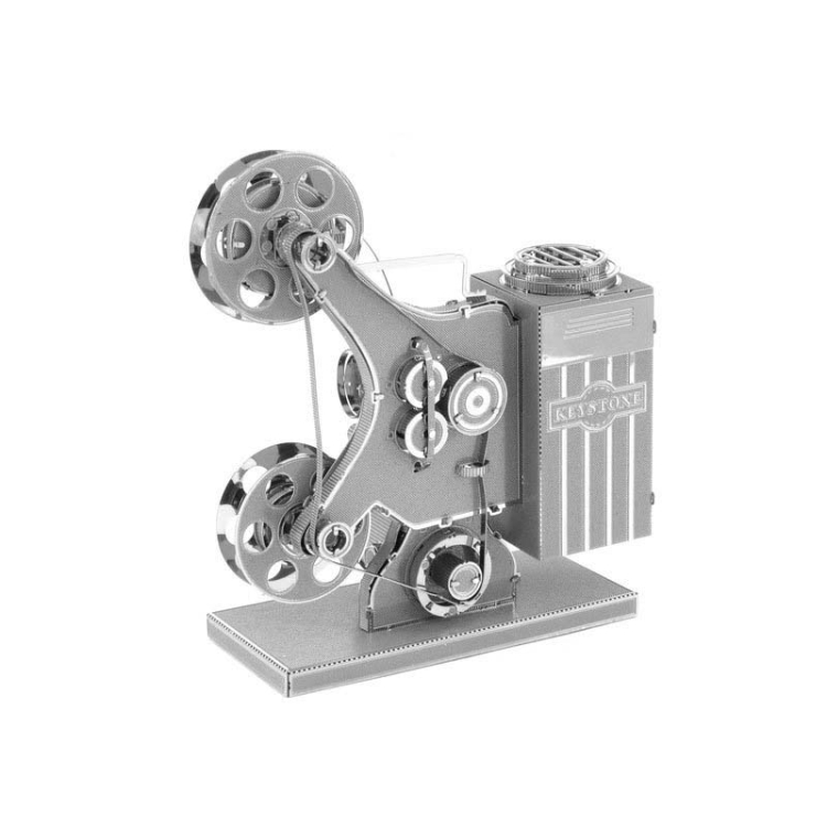 

3 PCS 3D Metal Assembly Musical Instrument Model DIY Puzzle Toy, Style:Projector