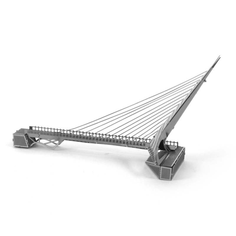 

3 PCS 3D Metal Assembly Model World Building DIY Puzzle Toy, Style:Sundial Bridge