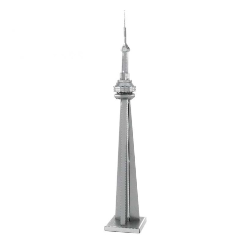 

3 PCS 3D Metal Assembly Model World Building DIY Puzzle Toy, Style:Canadian Television Tower
