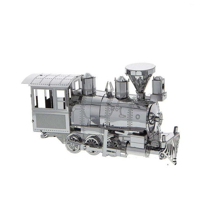 

3 PCS 3D Metal Assembly Model World Building DIY Puzzle Toy, Style:Locomotive