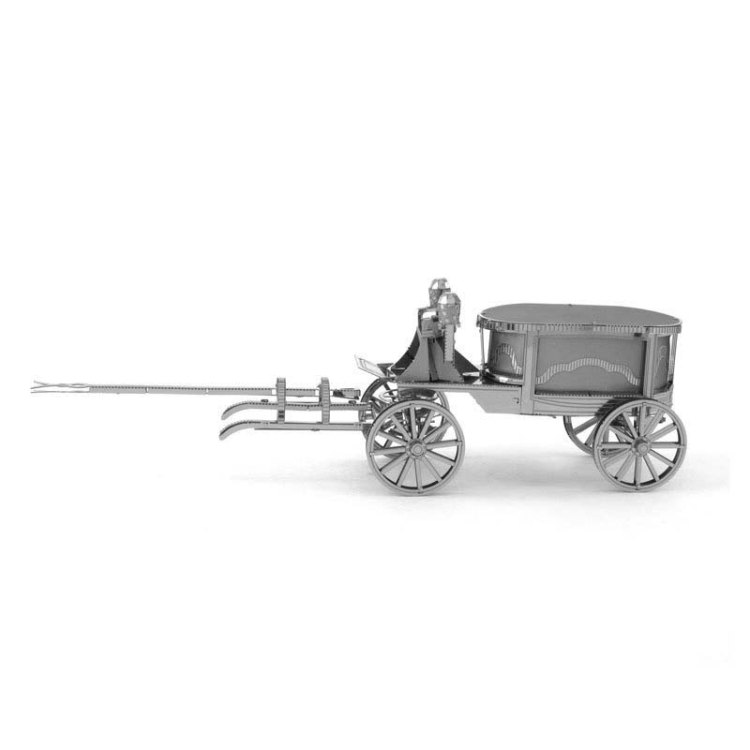 

3 PCS 3D Metal Assembly Model World Building DIY Puzzle Toy, Style:Ghost Car