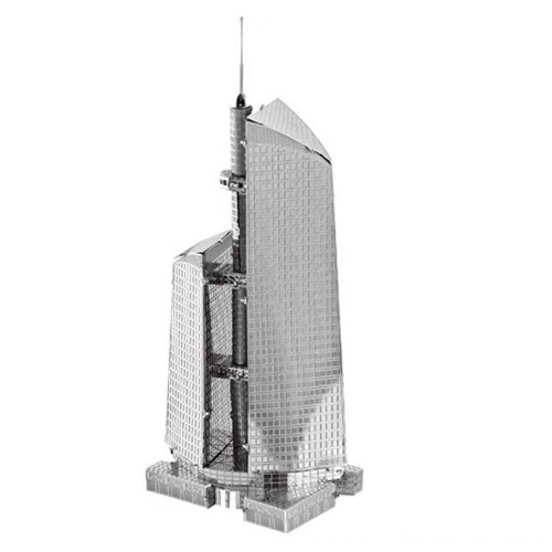 

3 PCS 3D Metal Assembly Model World Building DIY Puzzle Toy, Style:Moscow Federal Building