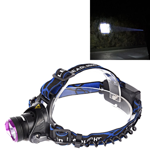 

LED Strong Headlights Fishing Night Fishing Lights Rechargeable Headlight Flashlights, CN Plug, Colour: Single Head Lamp With Color Box