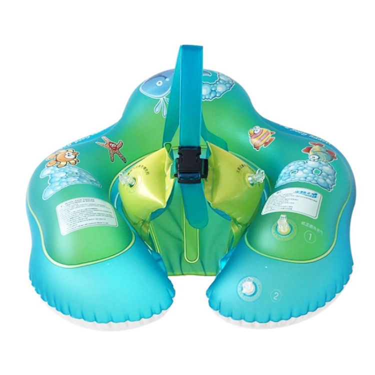 

Cartoon Animal Pattern Children Swimming Ring Inflatable Baby Lying Ring Lifebuoy, Size:L
