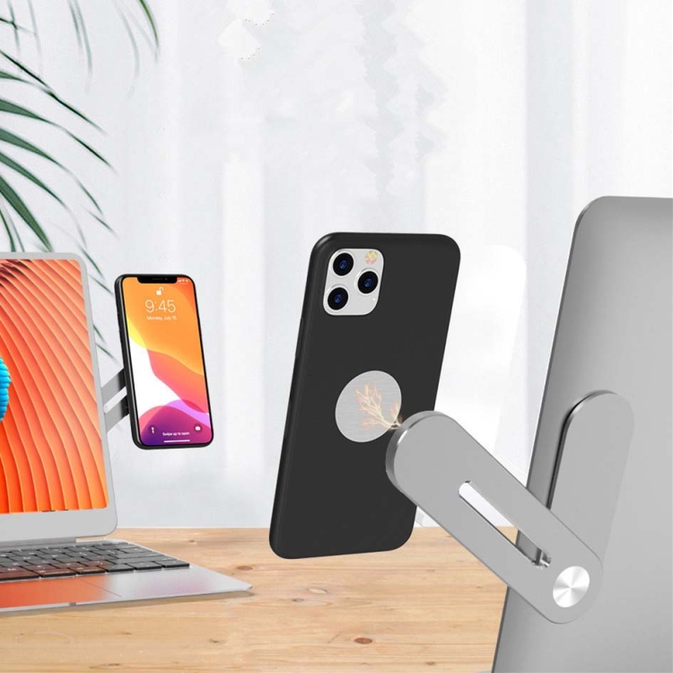 

Metal Notebook Mobile Phone Expansion Bracket Tablet Computer Mobile Phone Two-in-one Expansion Magnetic Bracket