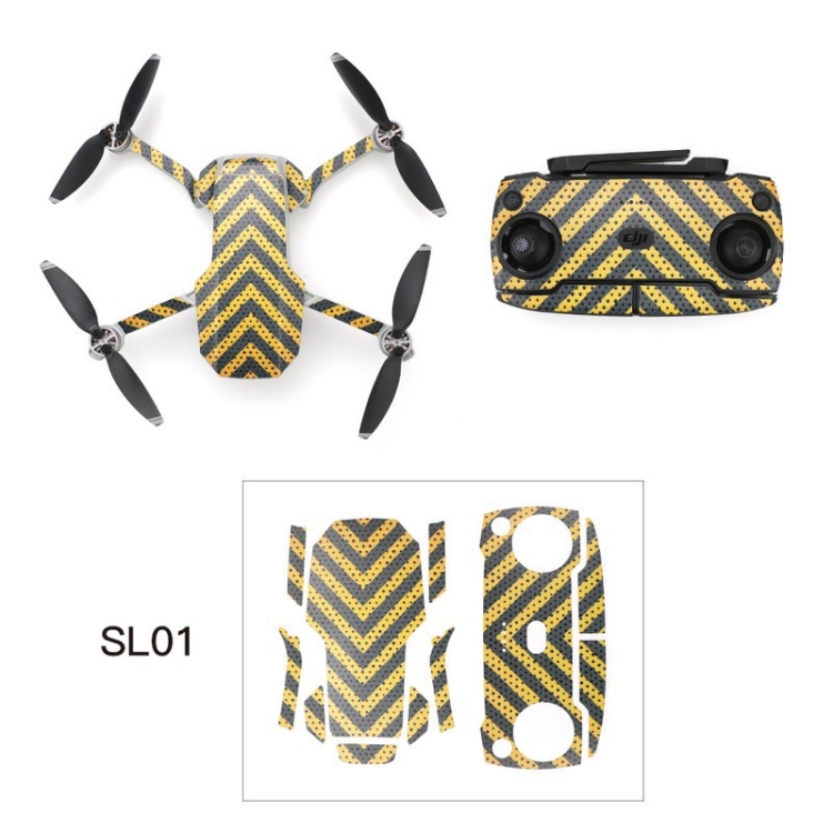 

RCSTQ For DJI Mavic Mini Graffiti Style Color Pattern Drone Body & Controller Plastic Stickers(Arrow & Dot)