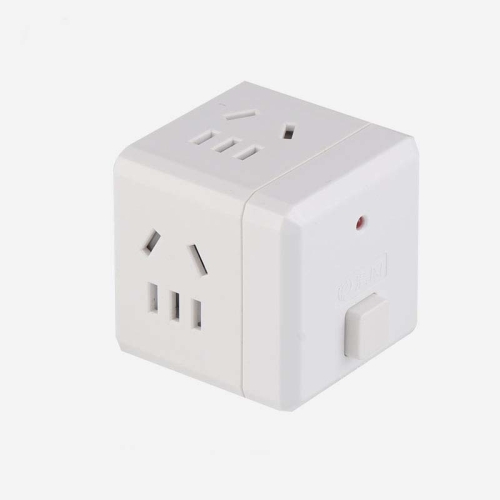 

Cube Socket Converter Plug Multifunctional USB Power Strip Panel, CN Plug, Specification: QF-M13-1K White