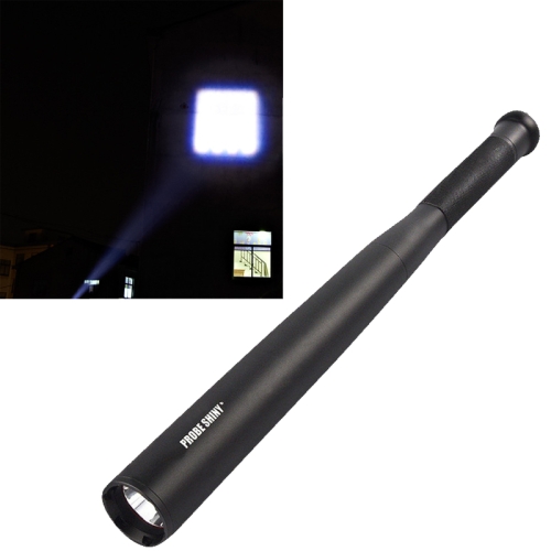 

Baseball Bat Glare Flashlight Self-defense And Wolf Protection Security Equipment Aluminum Flashlight LED Flashlight, Size:Single (31CM)