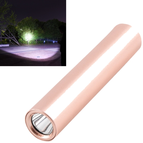 

LED Strong Light Flashlight Aluminum Alloy USB Rechargeable Hand-held Flashlight Outdoor Mini Flashlight(Rose Pink)