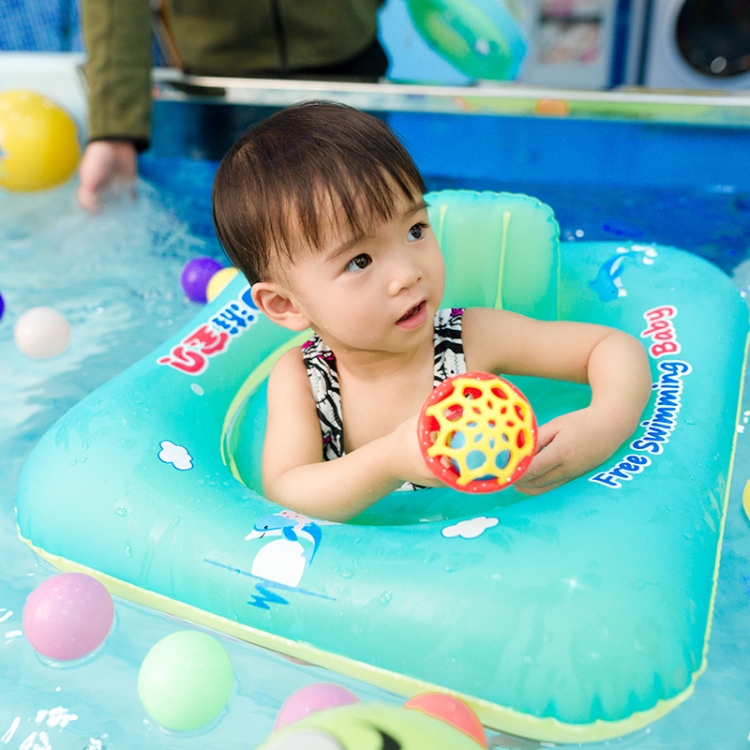 

Infant Square Swimming Seat Newborn Paddling Lap Summer Baby Swimming Lap, Size:L