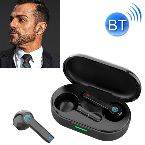 

L32 Bluetooth Headset with Charging Compartment Stereo Wireless TWS 5.0 Touch Switch(Black)