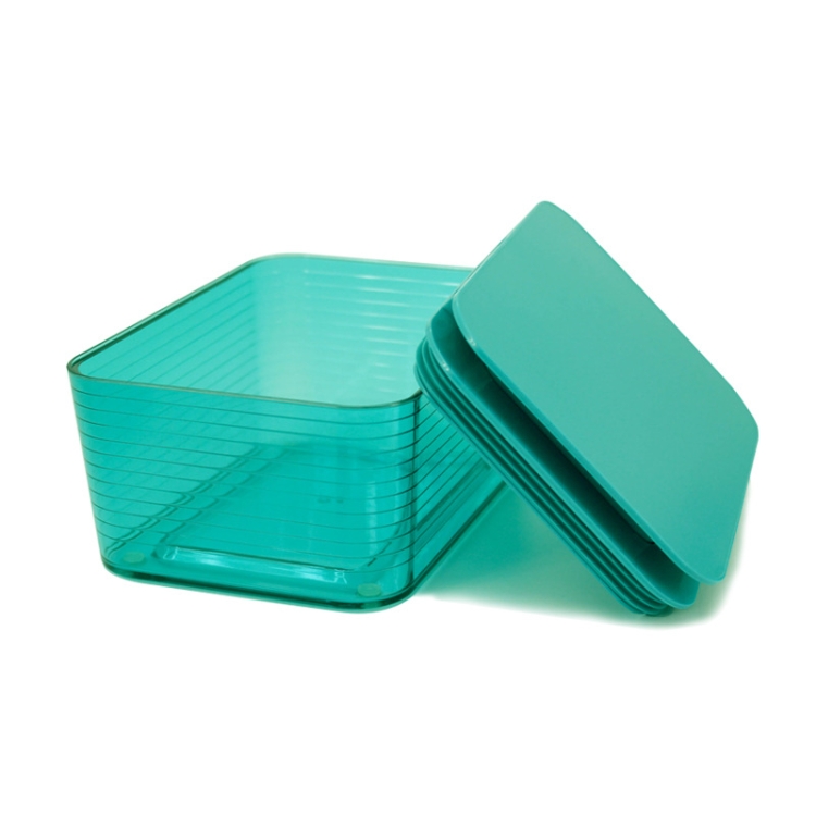 

Wet Tissue Box Plastic Portable Multi-function Drawer With Lid(Dark Green)