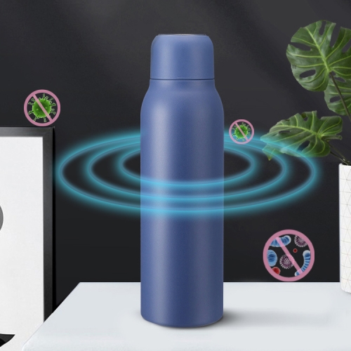 

DNA Grade UV Sterilization USB Charging Stainless Steel Vacuum Flask, Capacity: 600ml(Blue)