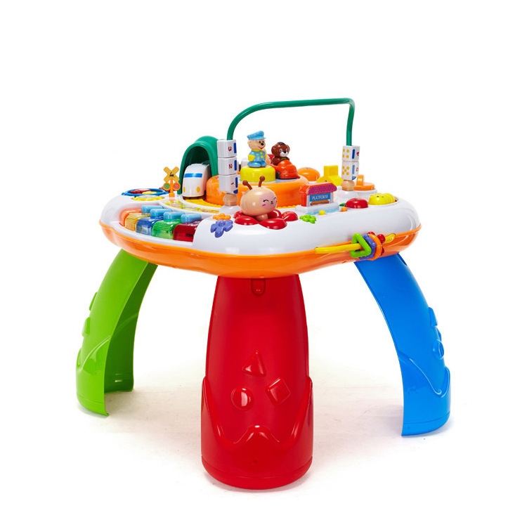 

Game and Learning Table Multifunctional Early Education Chinese-English Bilingual Toy Table