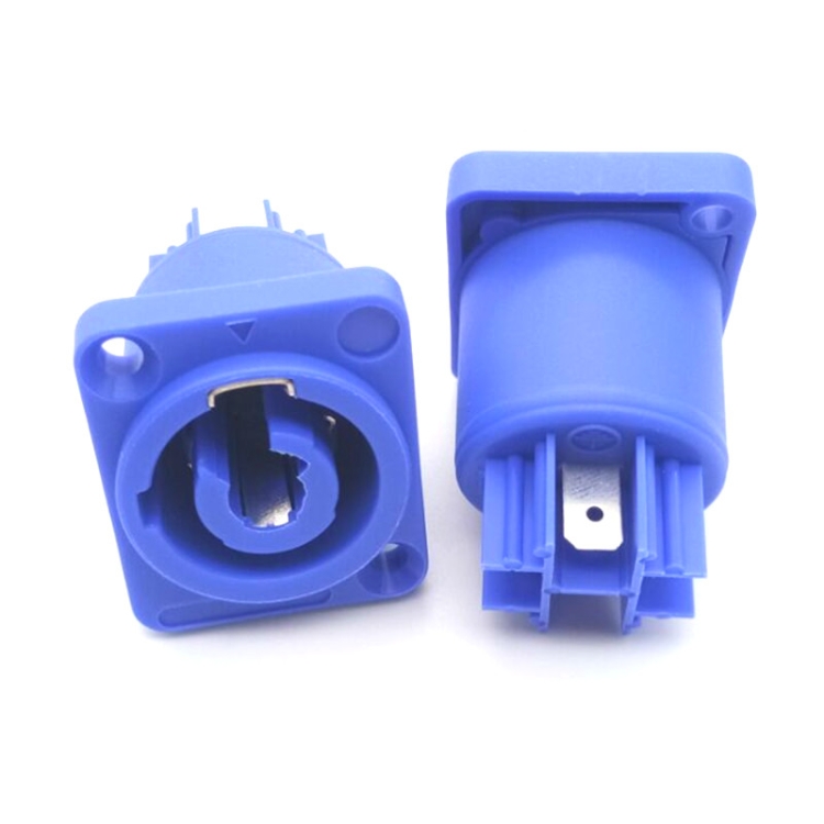 

10 PCS Power Amplifier Audio Speaker Three-core Power Plug 3P LED Screen Power Audio Socket