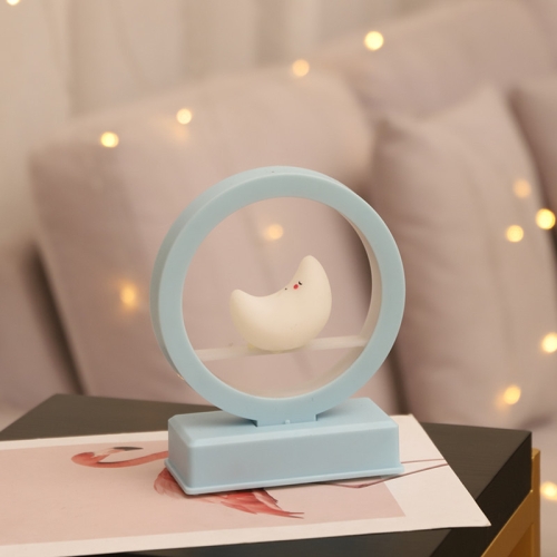 

Romantic Music Night Light Children Gift Decoration Light(Blue Moon)