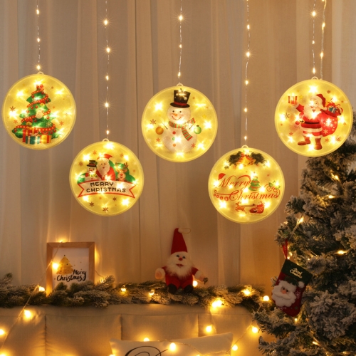 

Star Lights Christmas Atmosphere Shop Window Room Decoration LED String Lights, Power:USB