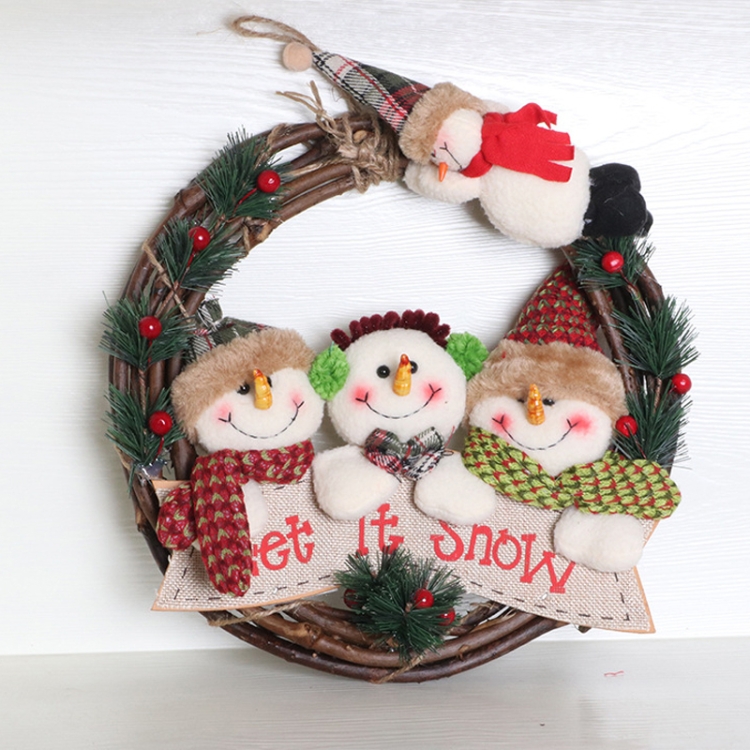 

Christmas Decorations Christmas Tree Pendants Window Decoration Garlands(Snowman)