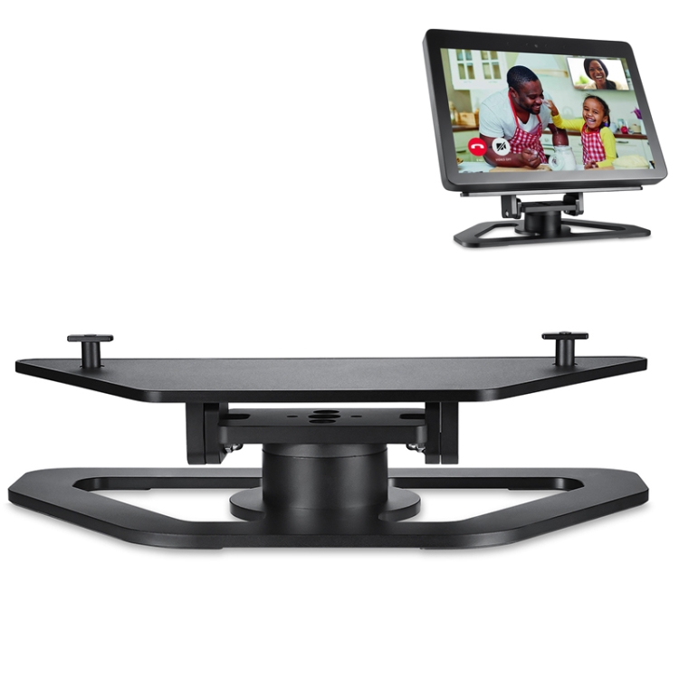 

Aluminum Alloy Charging Base Bracket for Echo Show 2, Colour: 360 Degree Rotation+Adjust Up and Down