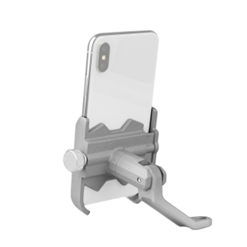 

Bicycle Mobile Phone Holder Motorcycle Electric Car Navigation Mobile Phone Holder, Style:Rearview Mirrors(Silver)
