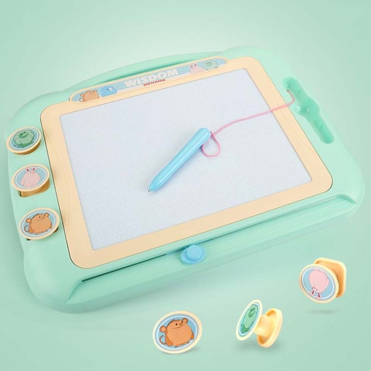 

Children Color Graffiti Drawing Board Magnetic Writing Board, Style:Set 1(Cyan)