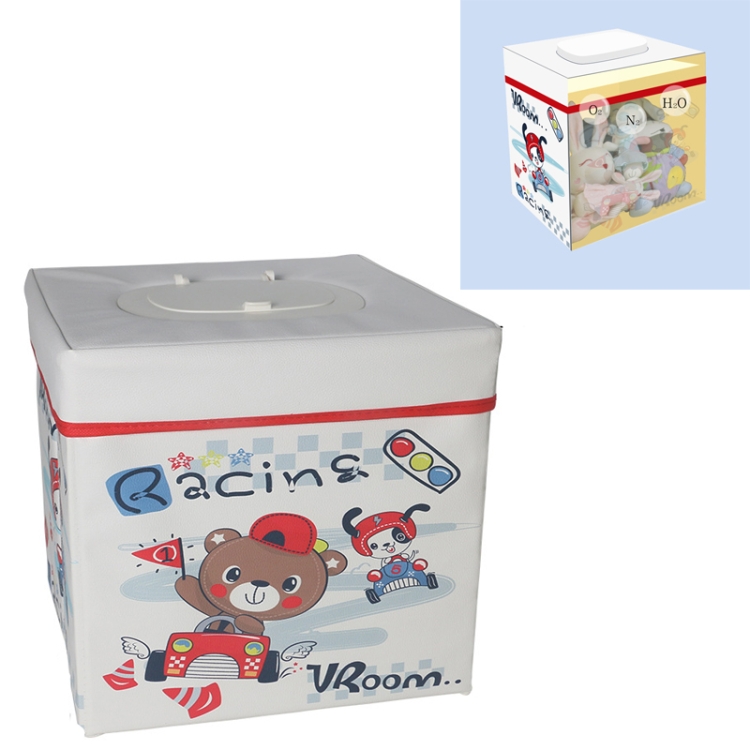 

Cartoon Pattern Children Toy Foldable Ozone and Ultraviolet Light Double Disinfection Storage Box(White)