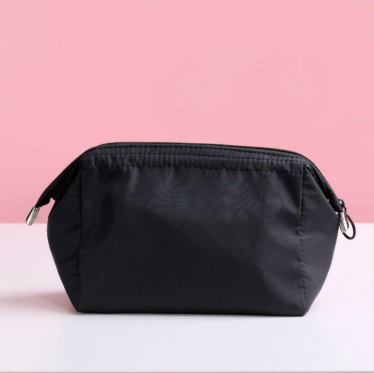 

4 PCS Waterproof Cosmetic Bag Travel Portable Toilet Bag Multifunctional Storage Bag(Black)