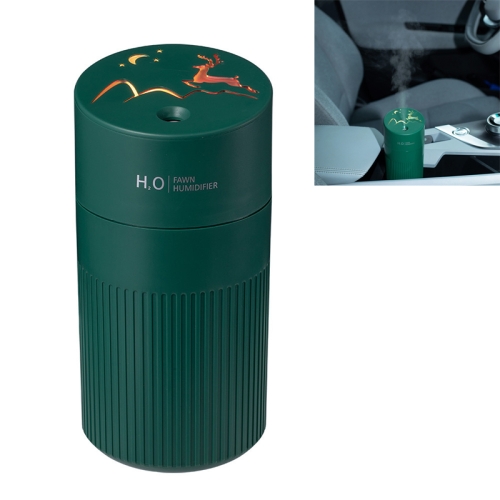 

Fawn Humidifier USB Mini Car Air Atomizer, Style:Battery(Green)