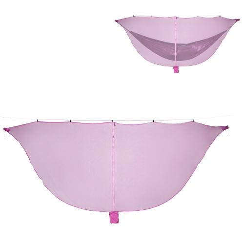 

Separate Hammock Mosquito Net Outdoor Hammock Mosquito Cover And Not Include Hammock(Pink)