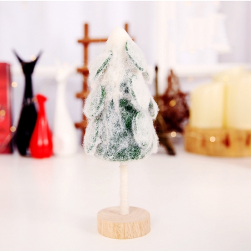 

Christmas Felt Snowflake Small Christmas Tree Shopping Mall Window Restaurant Desktop Decoration, Size:S