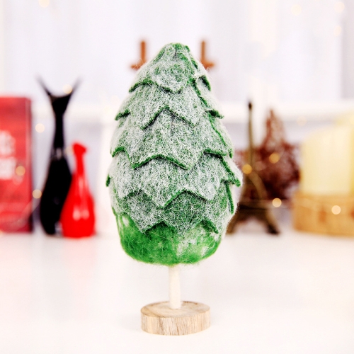 

Christmas Felt Snowflake Small Christmas Tree Shopping Mall Window Restaurant Desktop Decoration, Size:L