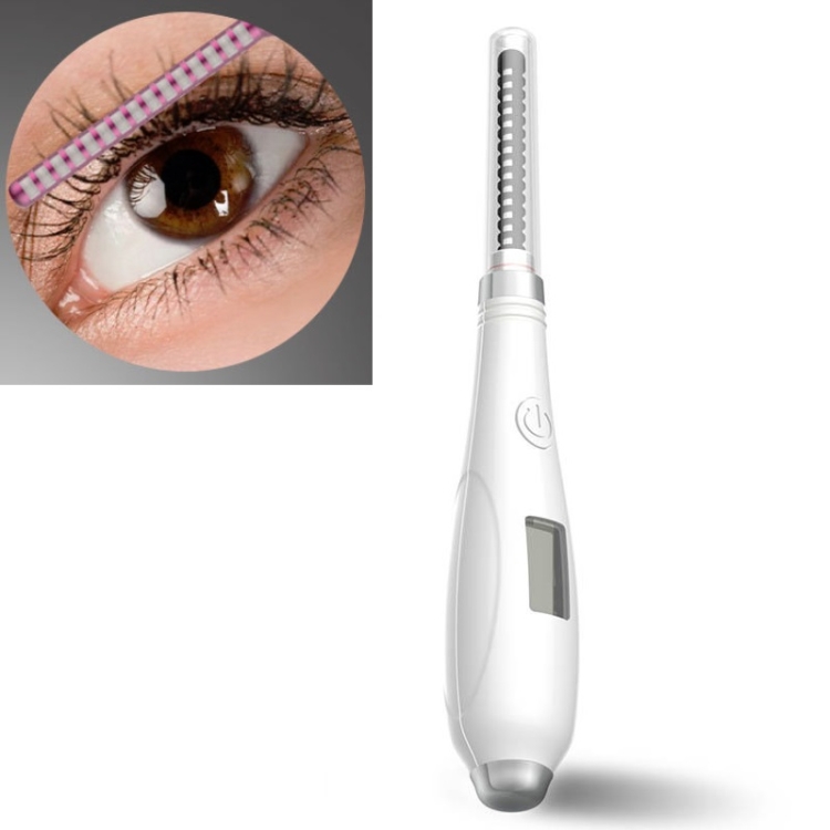 

Digital Display Eyelash Curler Heating & Long-lasting Shaping Electric Eyelash Curler(White)