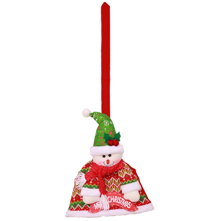 

Christmas Decoration Broom Cover Home Shopping Mall Hotel Broom Cover Decoration Supplies, Specification: Snowman