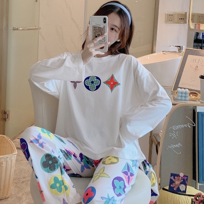 

Spring And Autumn Casual Home Clothes Suit, Size: L(As Show)
