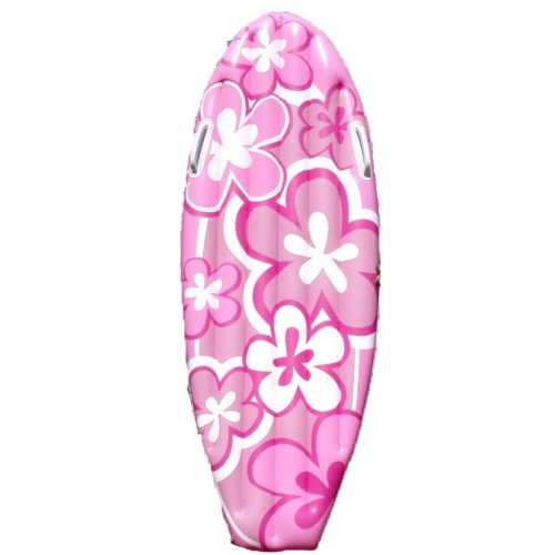 

Children Surfboard Water Inflatable Floating Row Swimming Ring with Armrests( Pink )