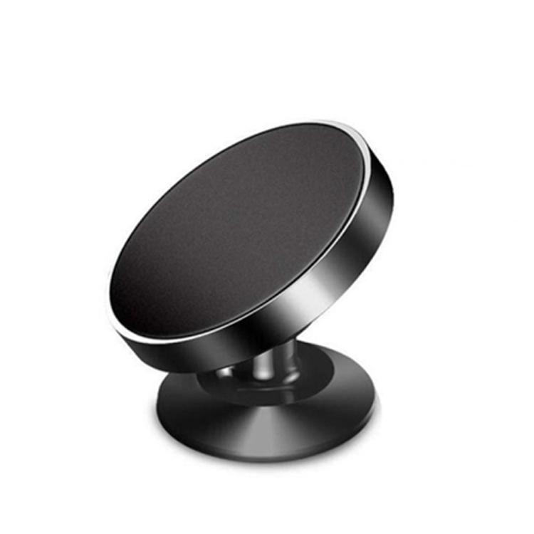 

3 PCS Car Phone Holder Alloy Magnetic Universal Dual Ball Rotating Car Phone Holder, Colour: Black (Single Ball)