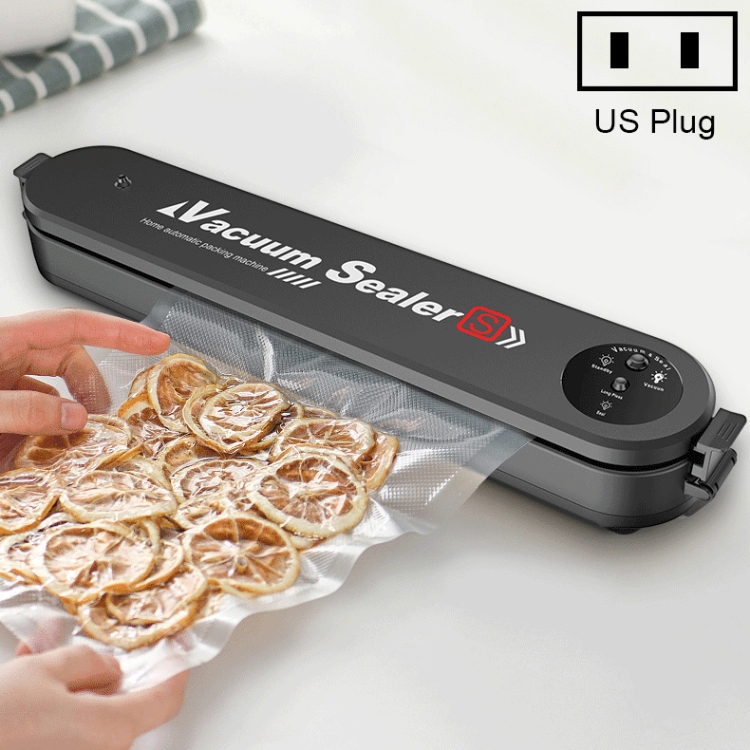 

TYS-08 90W Vacuum Packaging Machine Household Automatic Sealing Machine Pumping Food Preservation Plastic Sealing Machine, Plug Type:US Plug