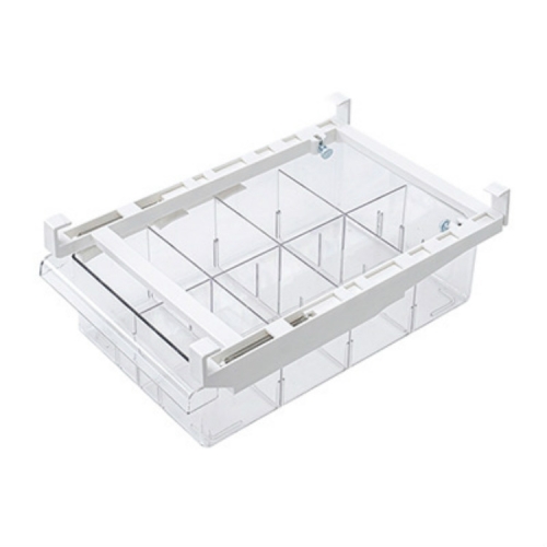 

Transparent Hanging & Pull-out Refrigerator Sorting Fresh-keeping Box For Fruits Vegetables & Eggs With Separate Classification Box, Specification: 8 Grids