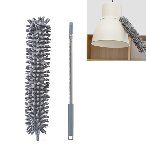 

Retractable Dust Duster Chenille Desktop Sweeping Housework Cleaning Feather Duster, Colour: 1.4m