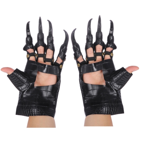 

Halloween Carnival Ball Props Accessories Cosplay Dress Up Gloves Dragon Claw