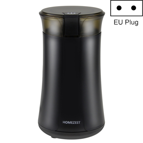 

HOMEZEST Coffee Grinder Touch Grain Grinder Portable Coffee Grinder, Style:EU Plug(Black)