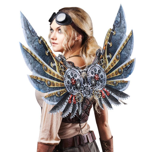 

Halloween Carnival Dress Up Adult Children Mechanical Punk Decorative Wings, Size:Adult