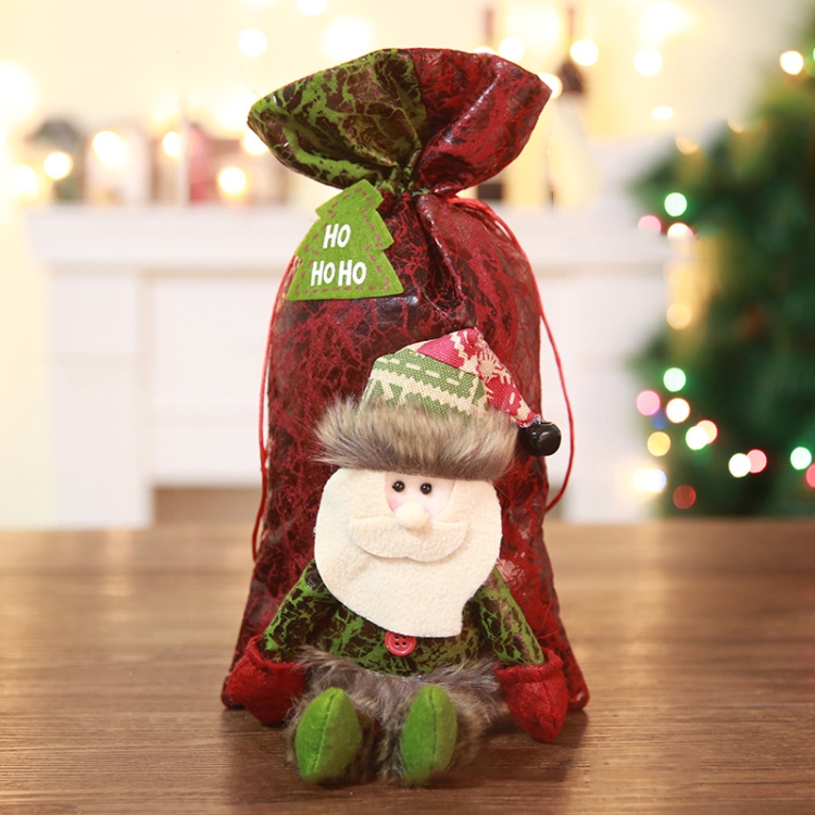 

Christmas Tote Bag Christmas Eve Candy Gift Bag, Size:S(Old Man)