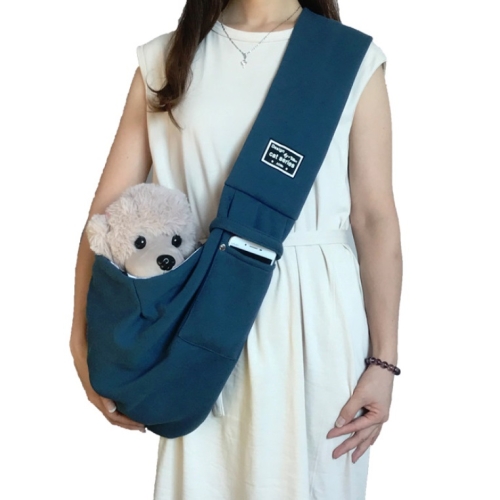 

Pet Outing Carrier Bag Cotton Messenger Shoulder Bag, Colour: Blue