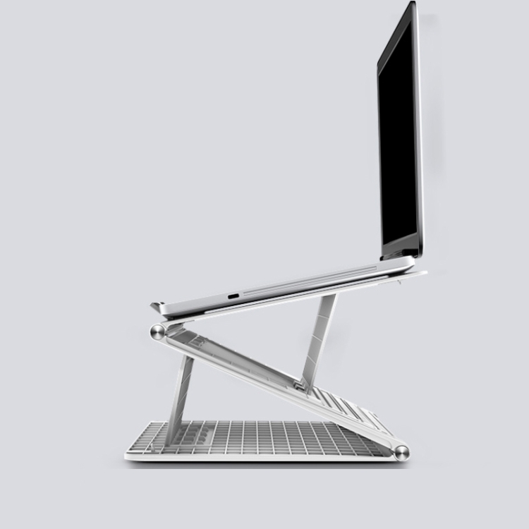 

Laptop Bracket Desktop Increased Heat Dissipation Folding Portable Support Frame(White)