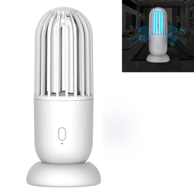 

Portable USB Mini Car Home Handheld Mobile Phone UV Disinfection Lamp(White)
