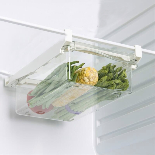 

Refrigerator Storage Box Drawer Type Square Household Multifunctional Food Preservation Box, Specification: 1 Fresh Box