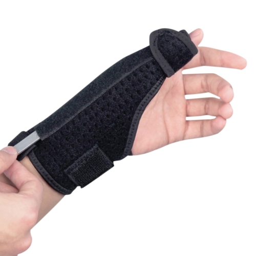 

2 PCS Wrist Brace Sprain Fracture Tenosynovitis Thumb Steel Bar Support, Size: Free Size, Specification: Left Hand